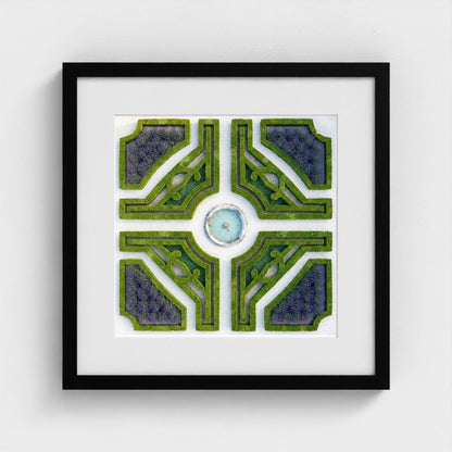 topiary-garden 16x16-black frame frame