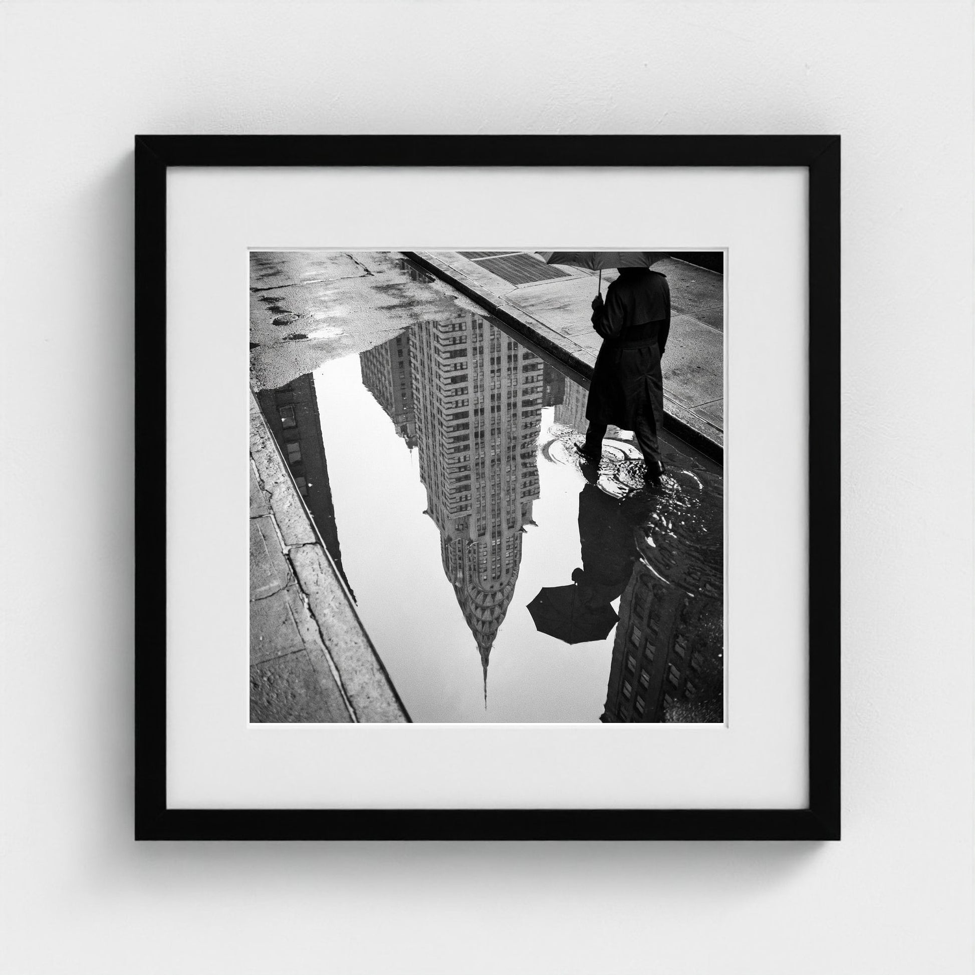reflection 16x16-black frame frame