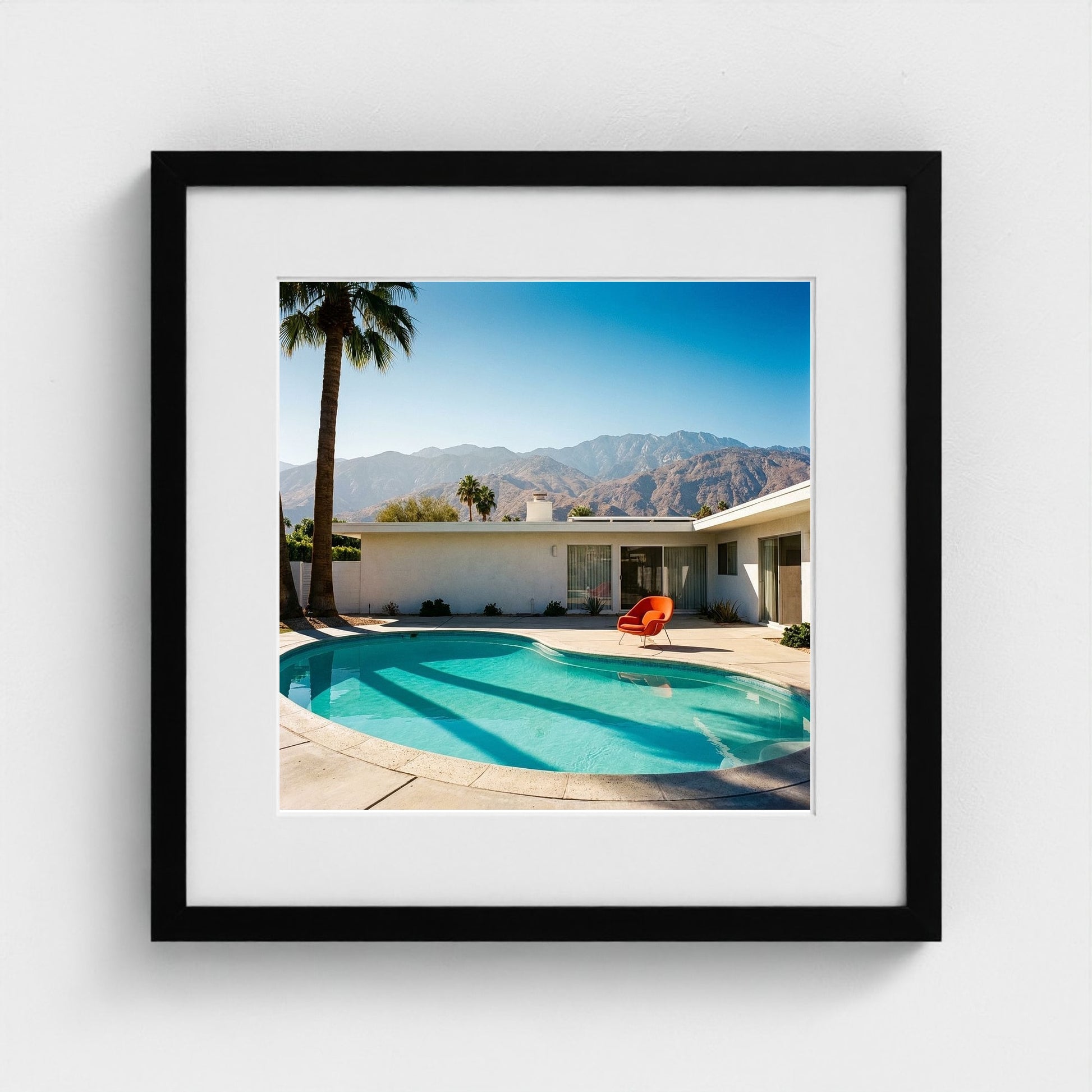 palm-springs-deco 16x16-black frame frame