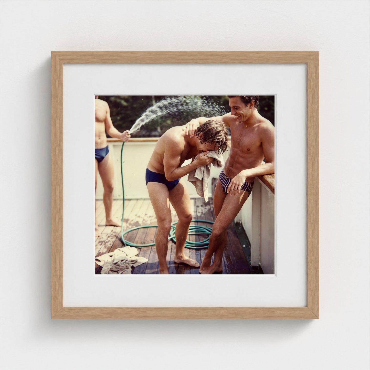 2026 03 12 13 05 03 Hose Play Body Cluster 16x16-natural frame — Fire Island Modern