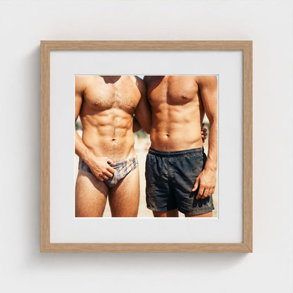 2026 03 12 20 01 00 Two Man Brief Crop 16x16-natural frame — Fire Island Modern