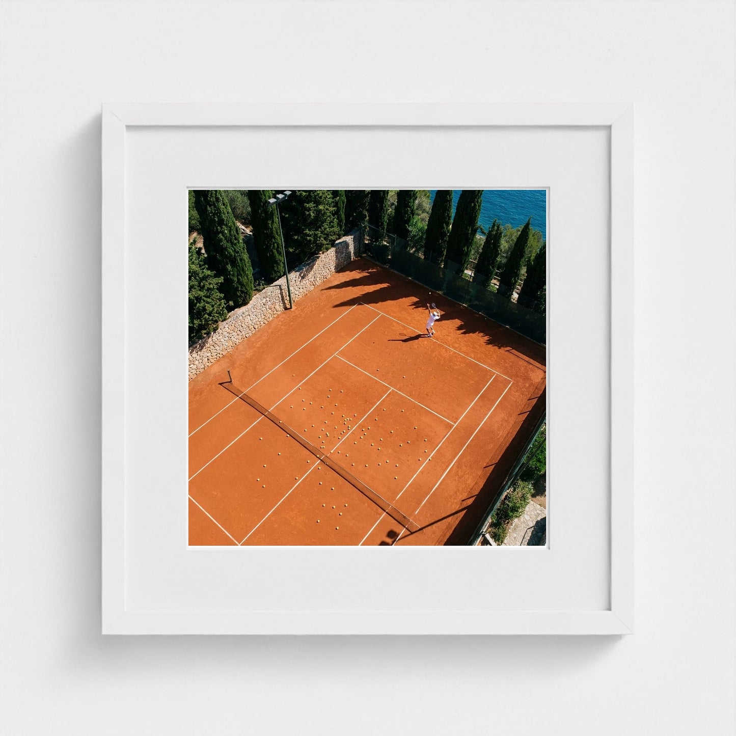 clay-court 16x16-white frame frame