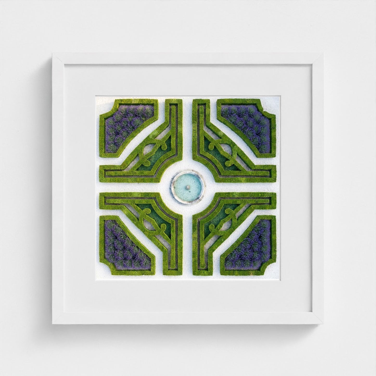 topiary-garden 16x16-white frame frame