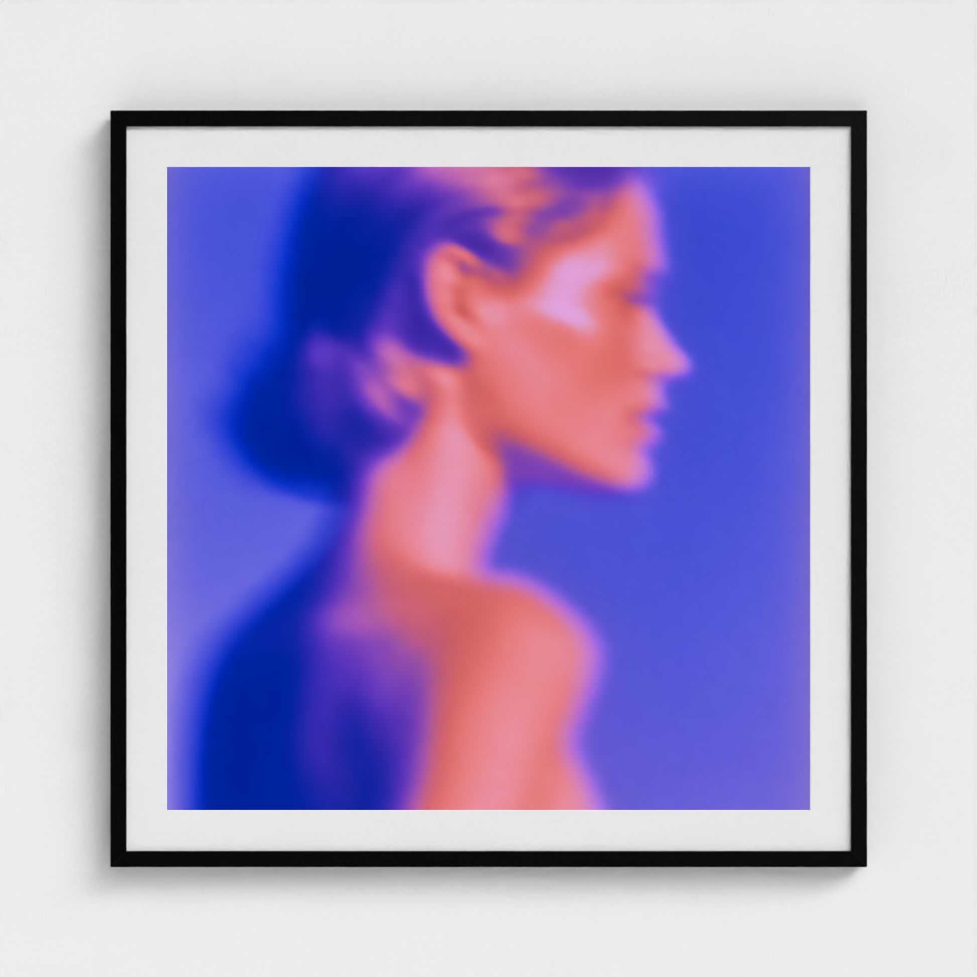 Coral Silhouette fine art photography print in a Black frame — Chromatic Heat crop-to-fill cover v1 08f53895f2