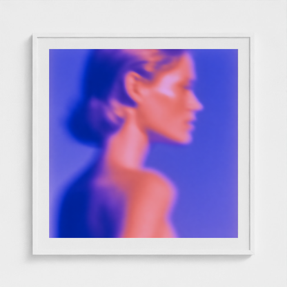 Coral Silhouette fine art photography print in a White frame — Chromatic Heat crop-to-fill cover v1 b48f7d1faa
