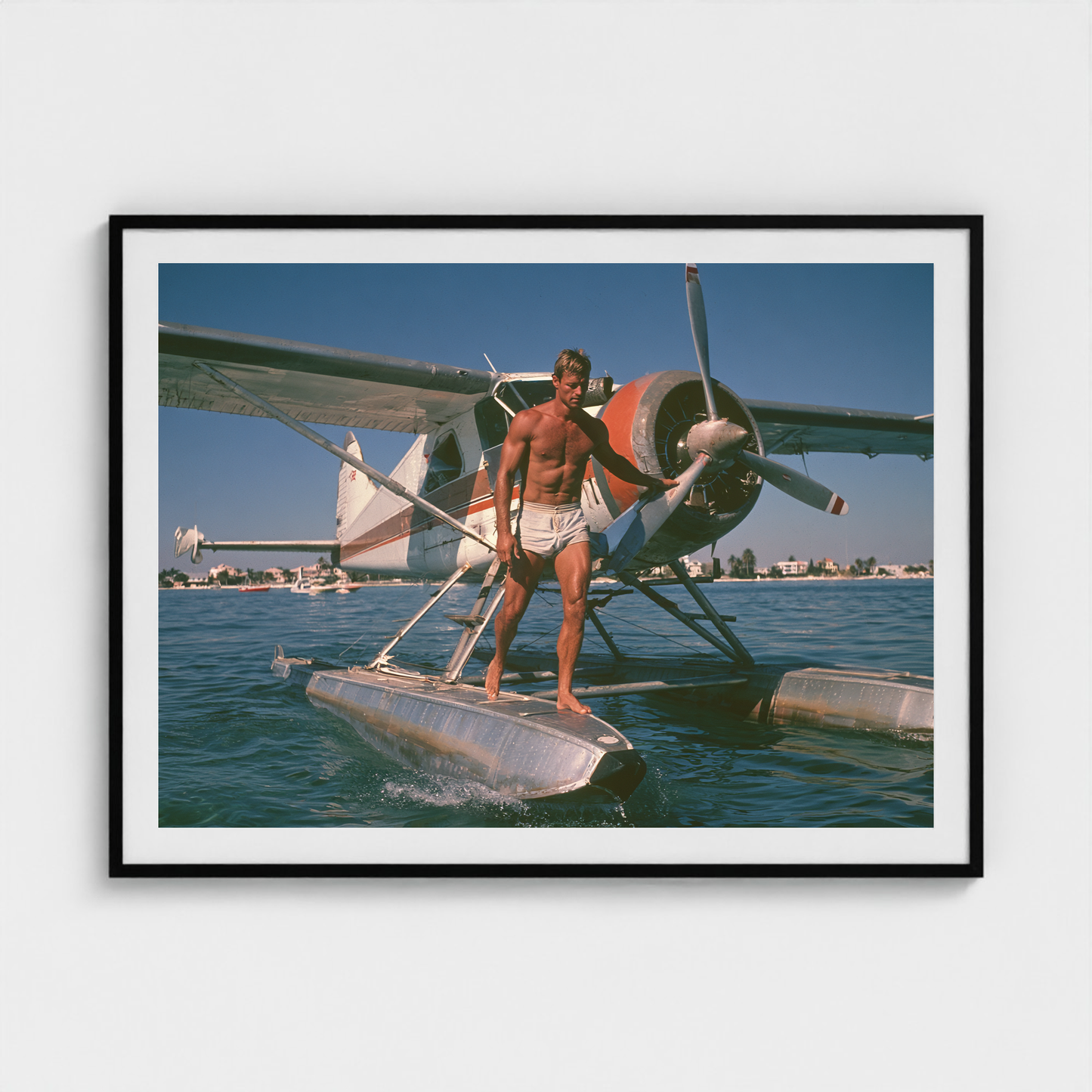 Runway of Water fine art photography print in a Black frame — Lost Paradise crop-to-fill cover v2 fe166b45c8