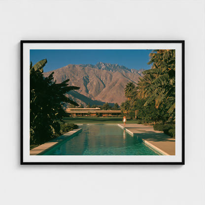 Solitary Lap fine art photography print in a Black frame — Palm Springs crop-to-fill cover v1 ce284db609