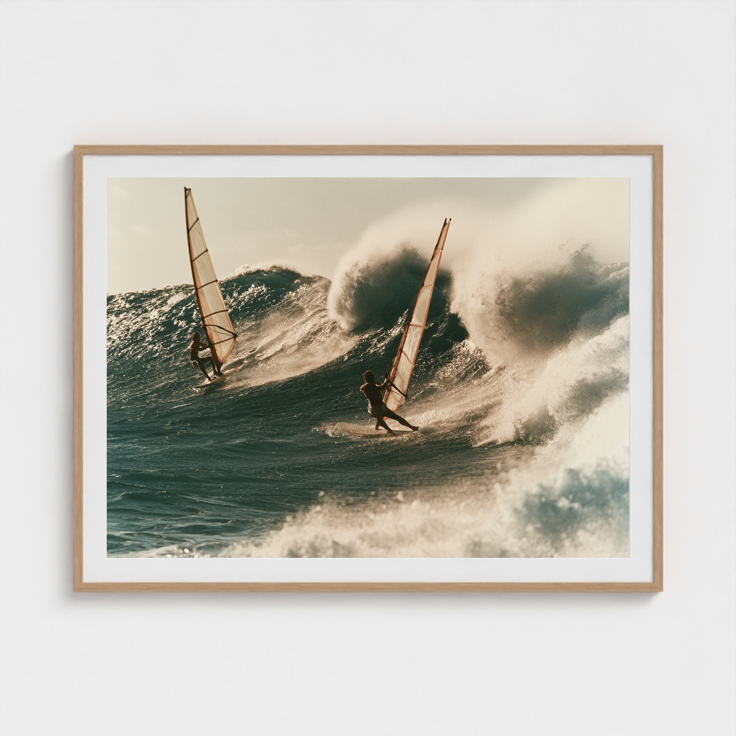 Trade Wind Duet fine art photography print in a Natural frame — Lost Paradise crop-to-fill cover v2 423b6dc13a