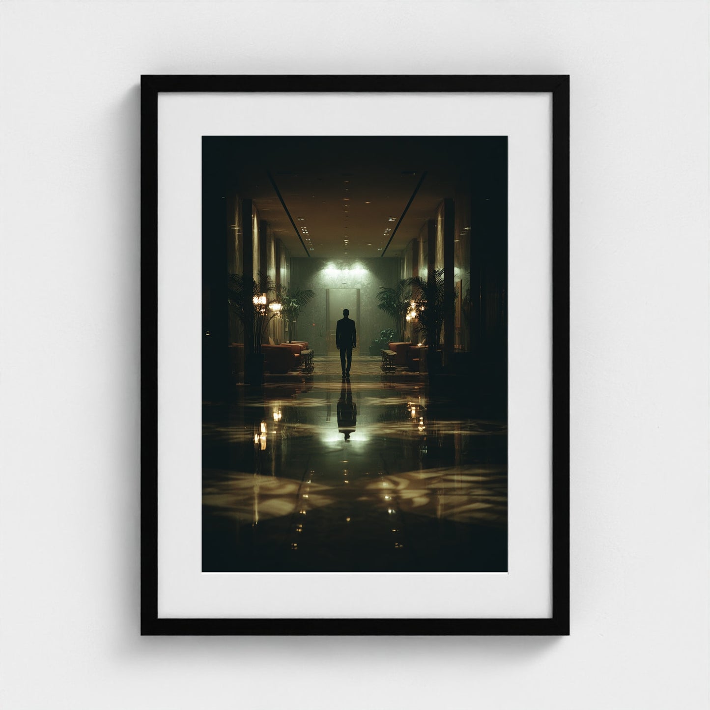 moody-cinematic-editorial-shot-man-walking-throu 18x24-black frame frame