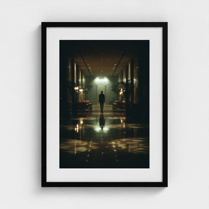 moody-cinematic-editorial-shot-man-walking-throu 18x24-black frame frame