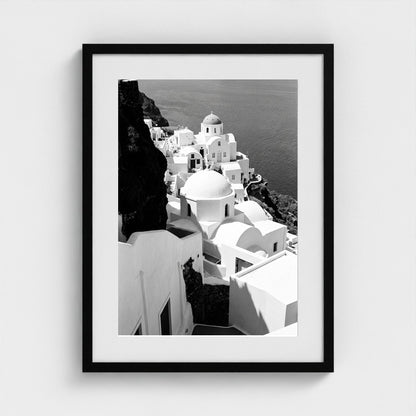 bw-greek-geometries 18x24-black frame frame