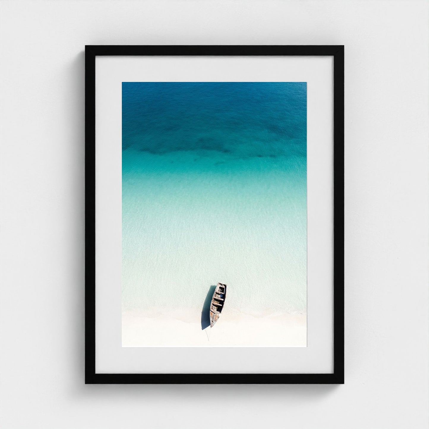turquoise-gradient 18x24-black frame frame