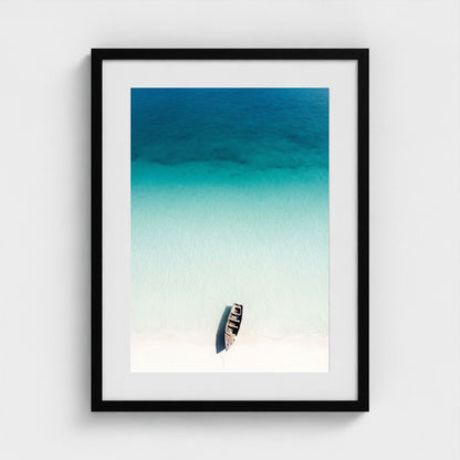 turquoise-gradient 18x24-black frame frame