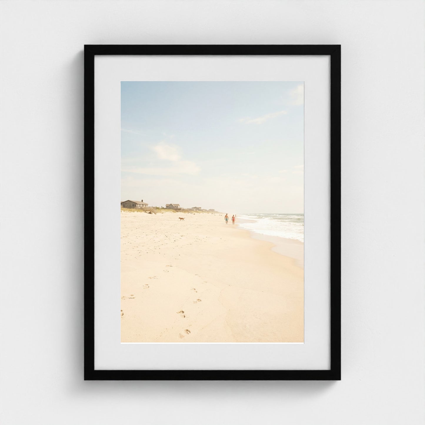 2026 03 12 17 20 04 Beach Light Wide 18x24-black frame — Fire Island Modern