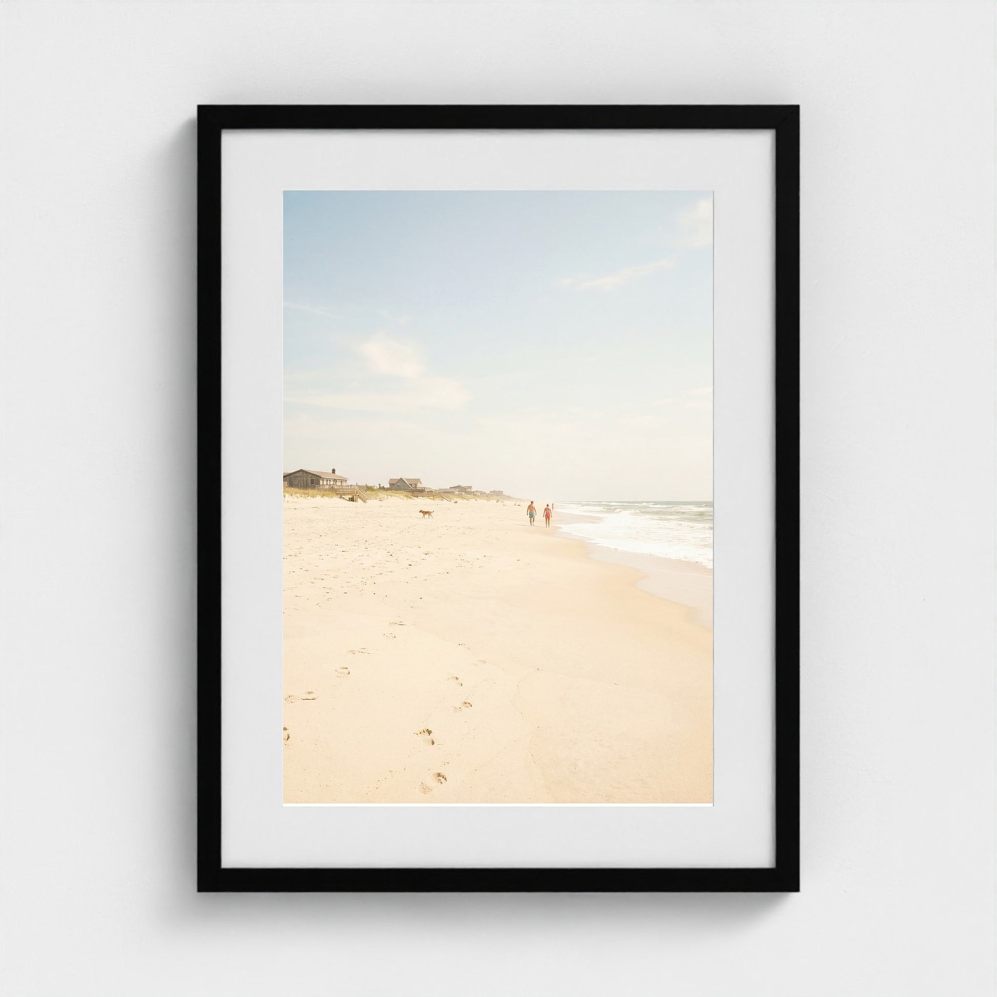 2026 03 12 17 20 04 Beach Light Wide 18x24-black frame — Fire Island Modern