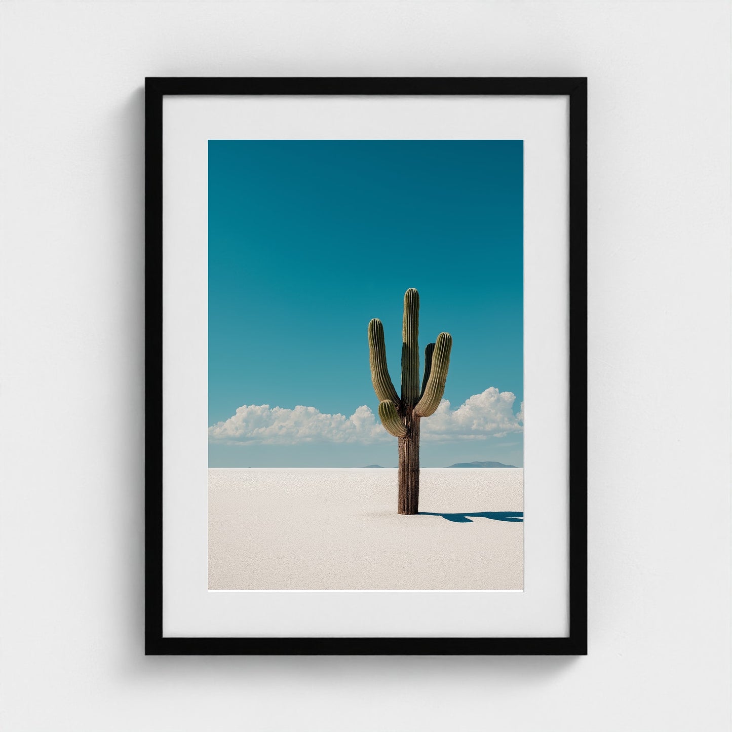 minimalist-cactus-silhouette-against-bright-white-67a9856e-c 18x24-black frame frame
