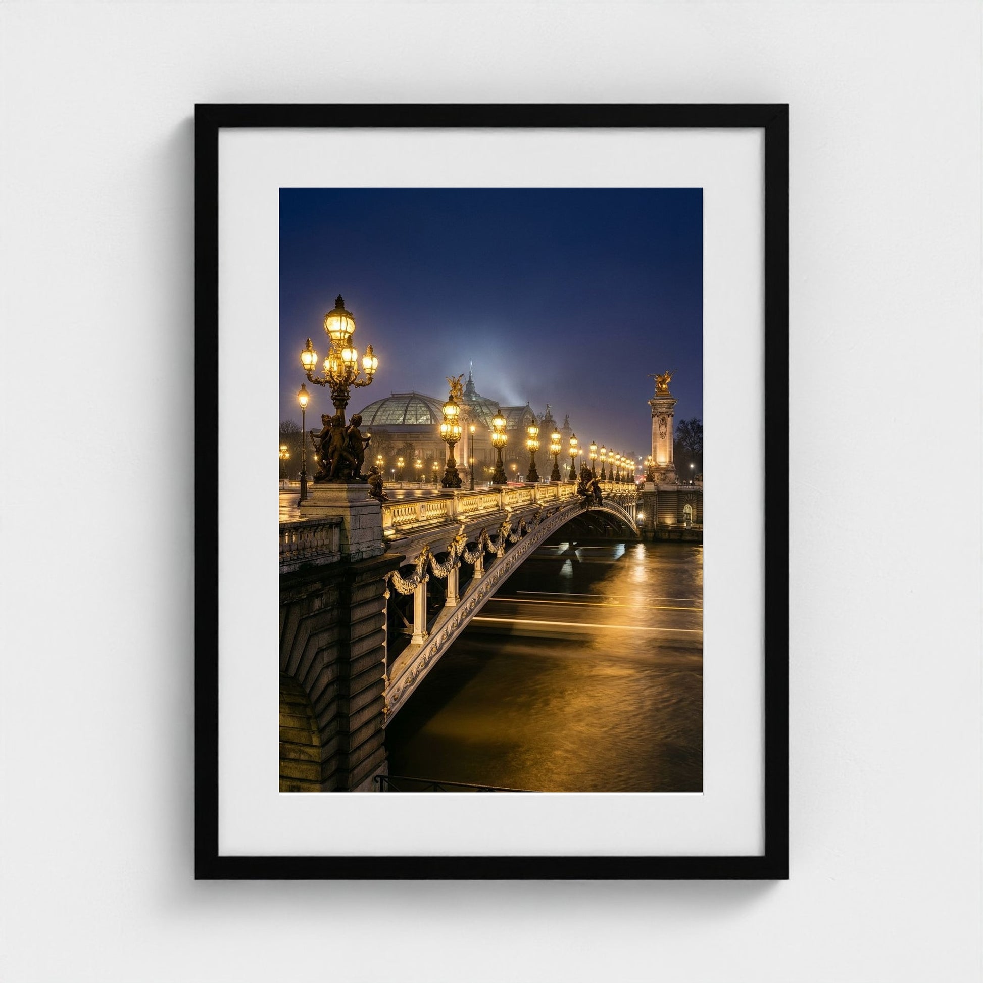 midnight-in-paris 18x24-black frame frame