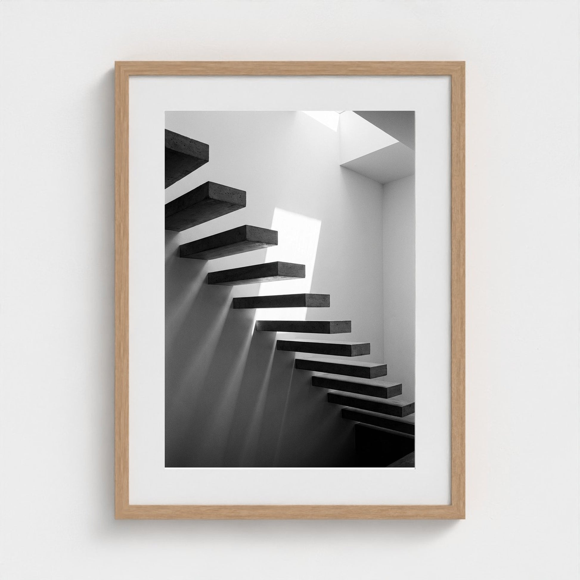 floating-staircase 18x24-natural frame frame