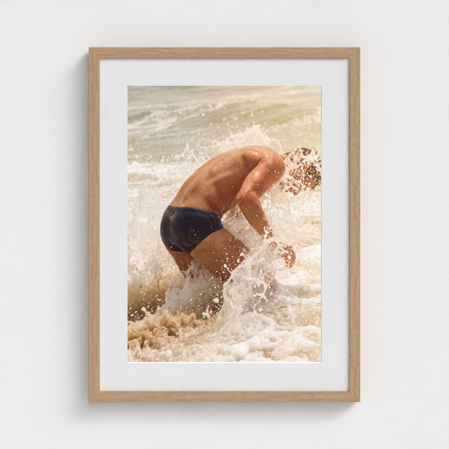 2026 03 12 19 54 01 Atlantic Impact Full Body 18x24-natural frame — Fire Island Modern