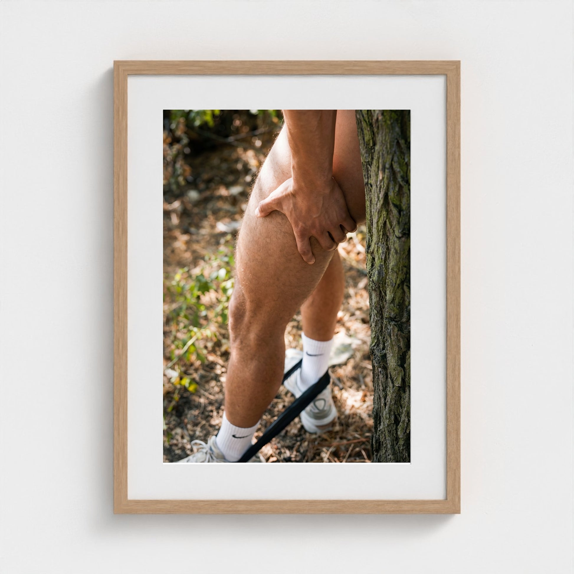 2026 03 12 20 06 00 Meatrack Hand Thigh 18x24-natural frame — Fire Island Modern