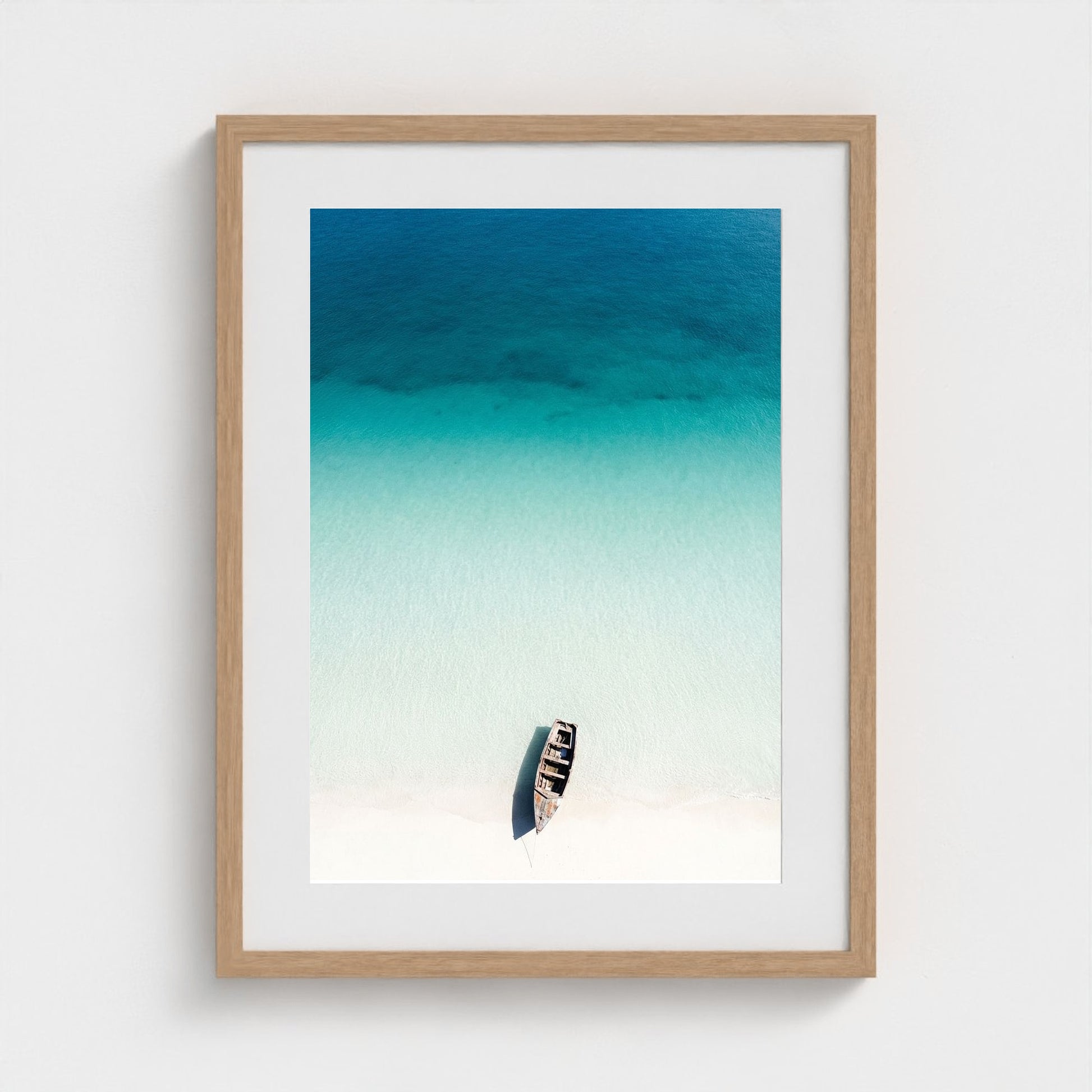 turquoise-gradient 18x24-natural frame frame