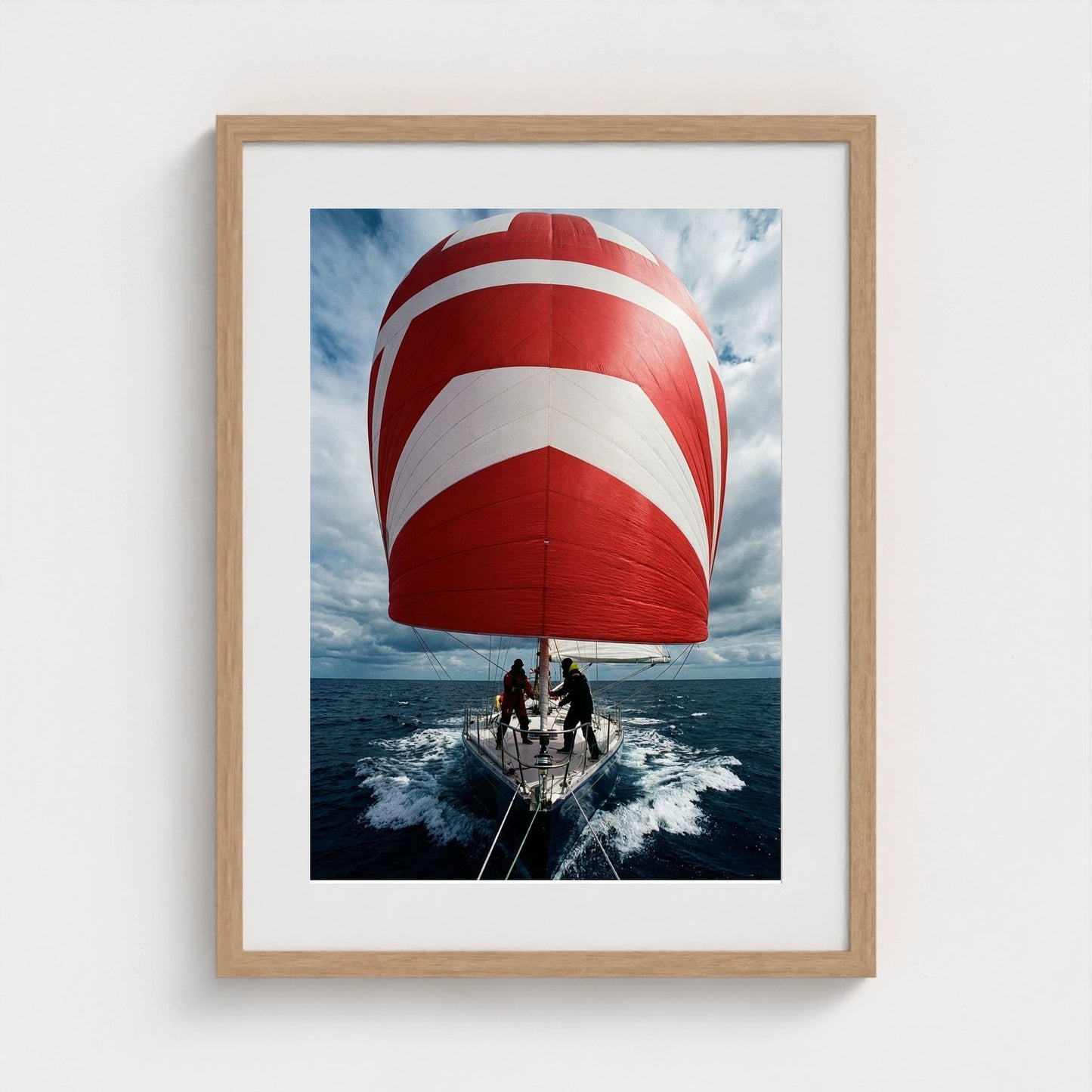 spinnaker-run 18x24-natural frame frame