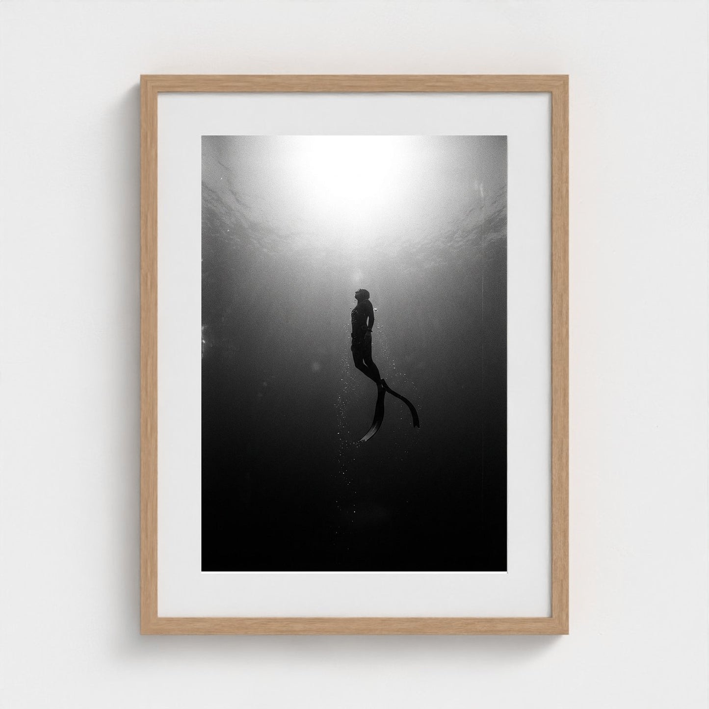 free-diver 18x24-natural frame frame