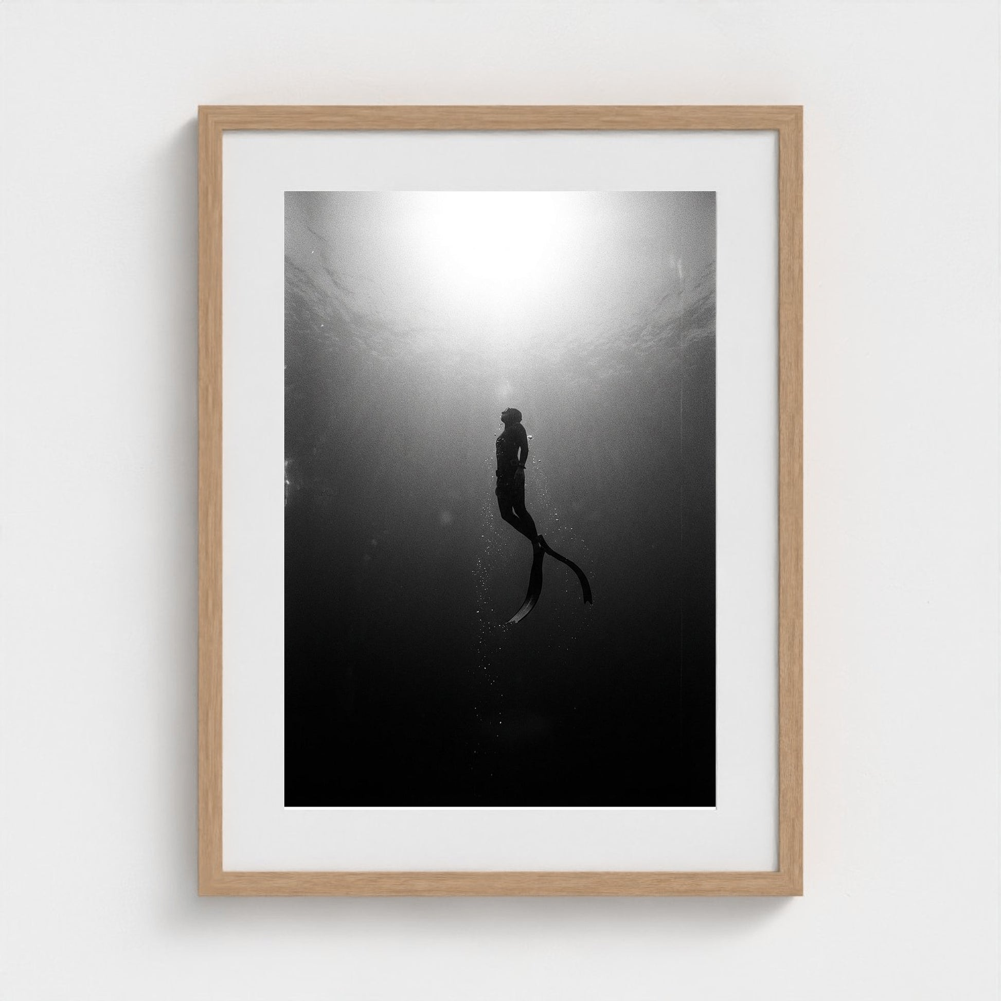 free-diver 18x24-natural frame frame