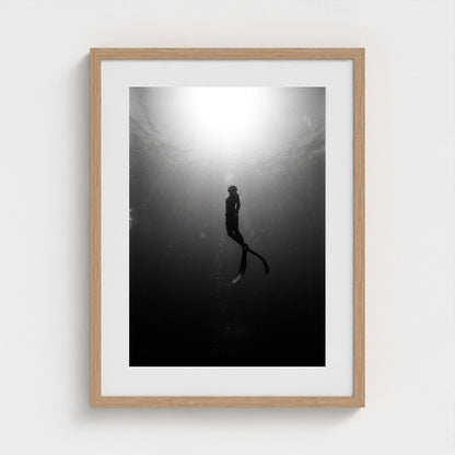 free-diver 18x24-natural frame frame