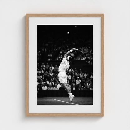 tennis-serve 18x24-natural frame frame