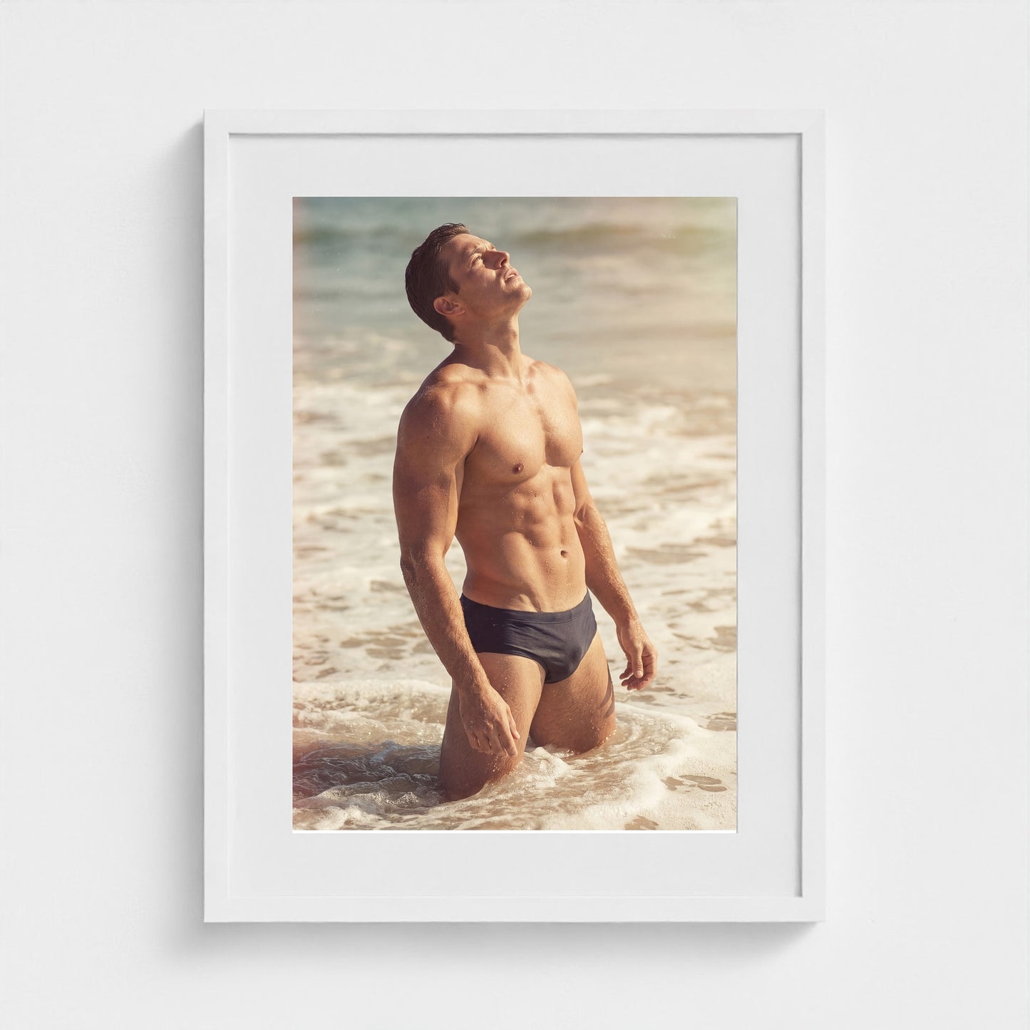 2026 03 12 20 47 00 Standing Surf Portrait 18x24-white frame — Fire Island Modern
