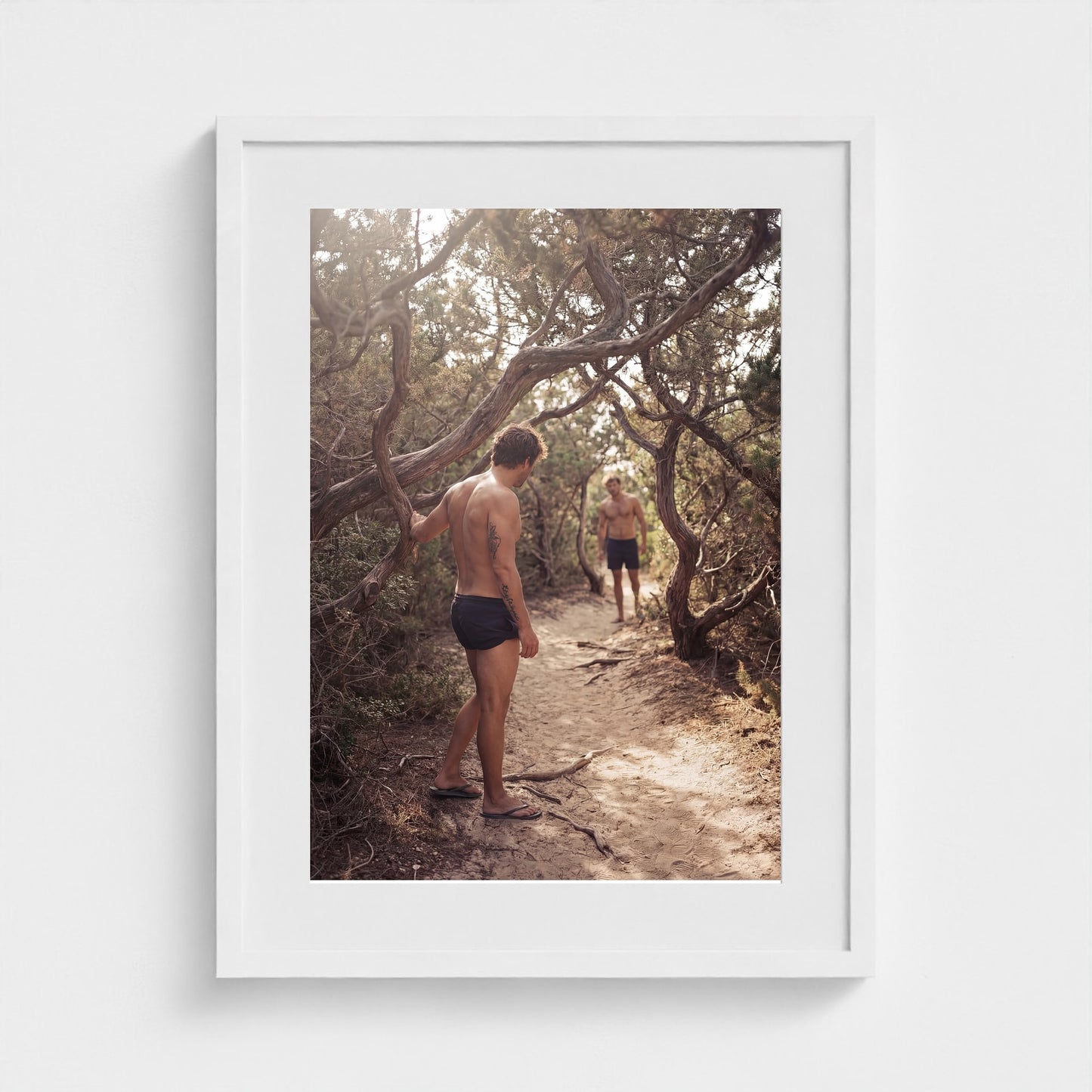 2026 03 12 17 02 02 Meatrack Tension 18x24-white frame — Fire Island Modern
