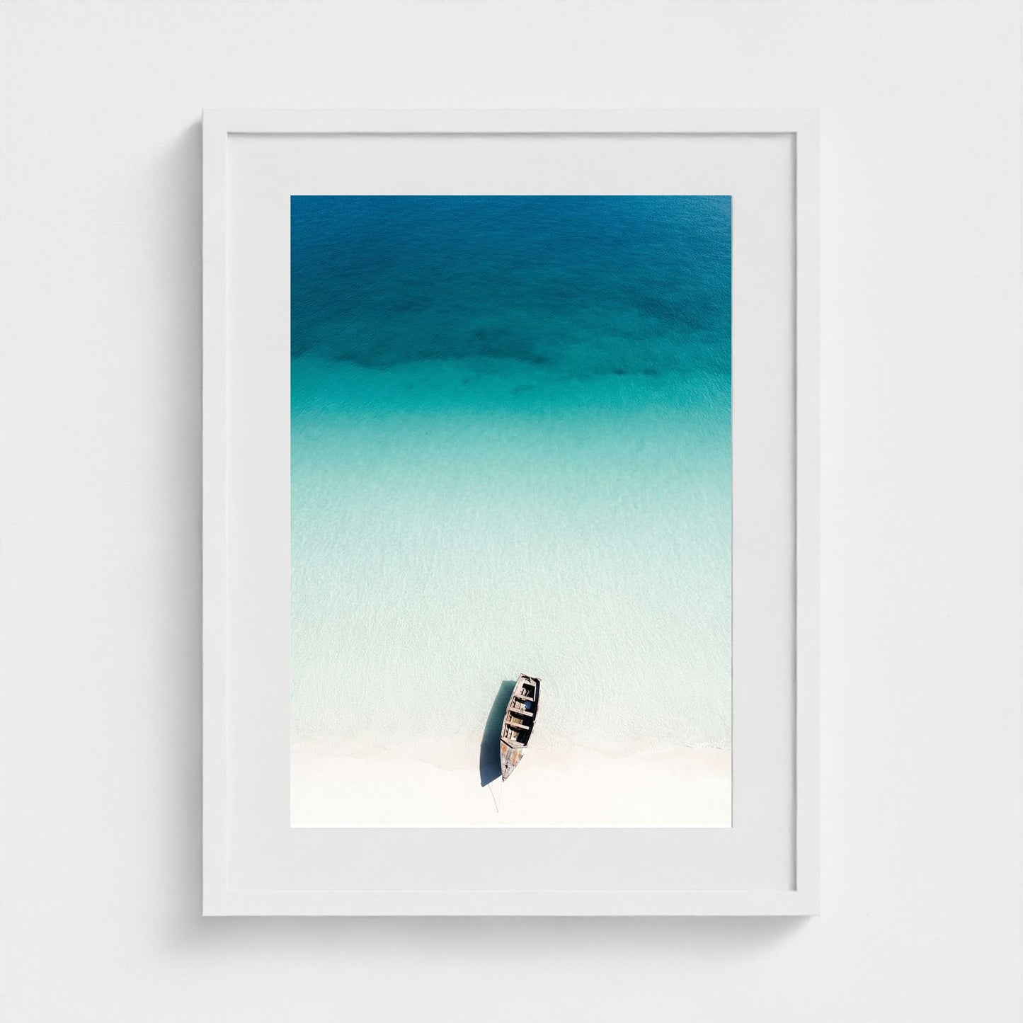 turquoise-gradient 18x24-white frame frame