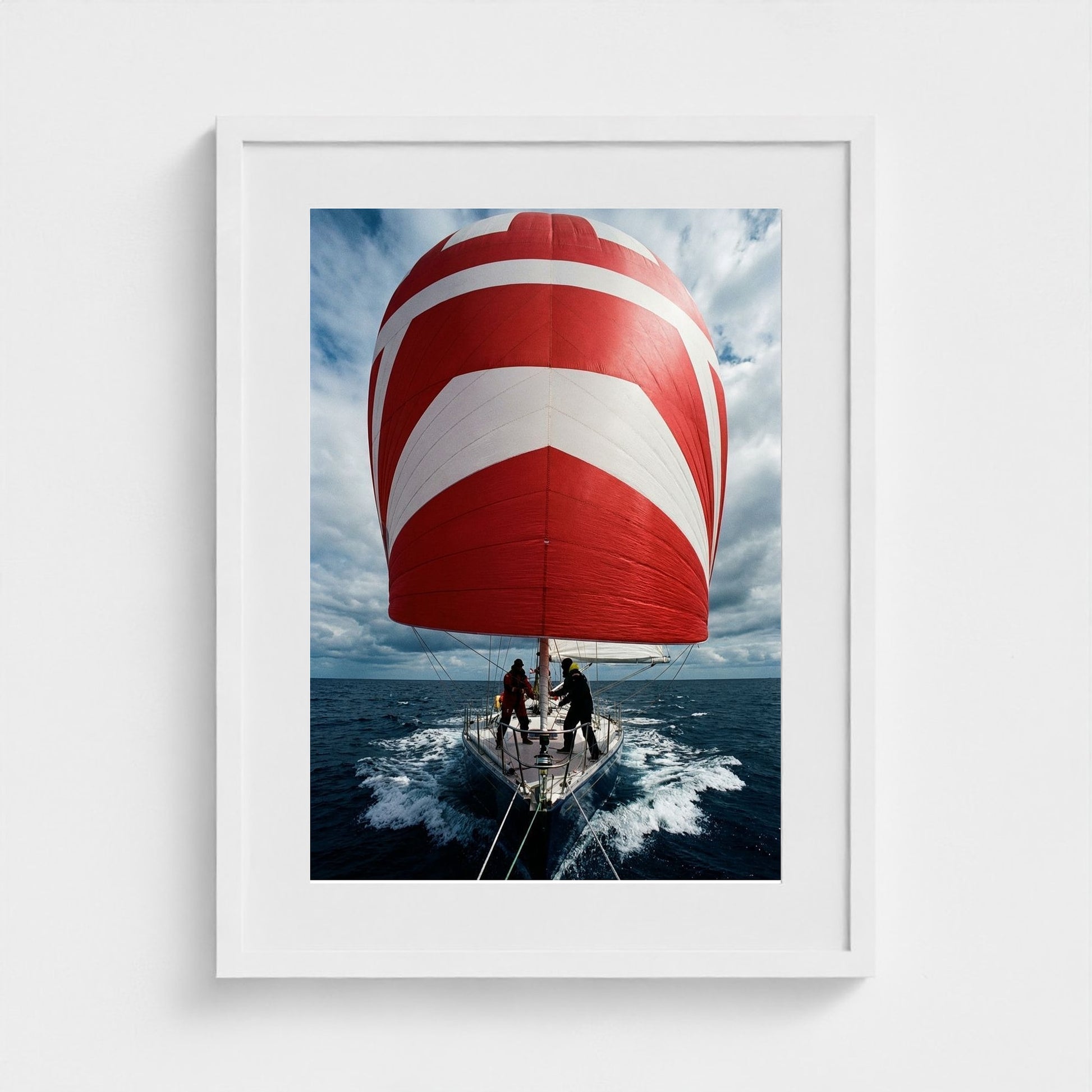 spinnaker-run 18x24-white frame frame