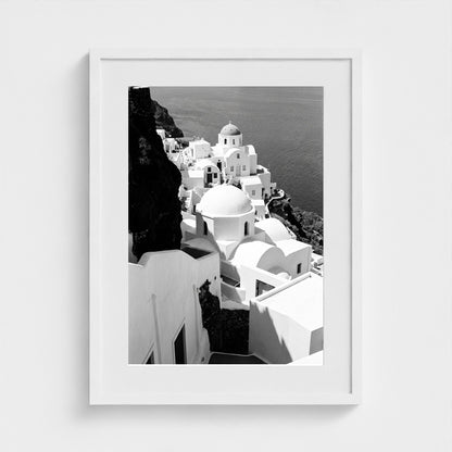 bw-greek-geometries 18x24-white frame frame