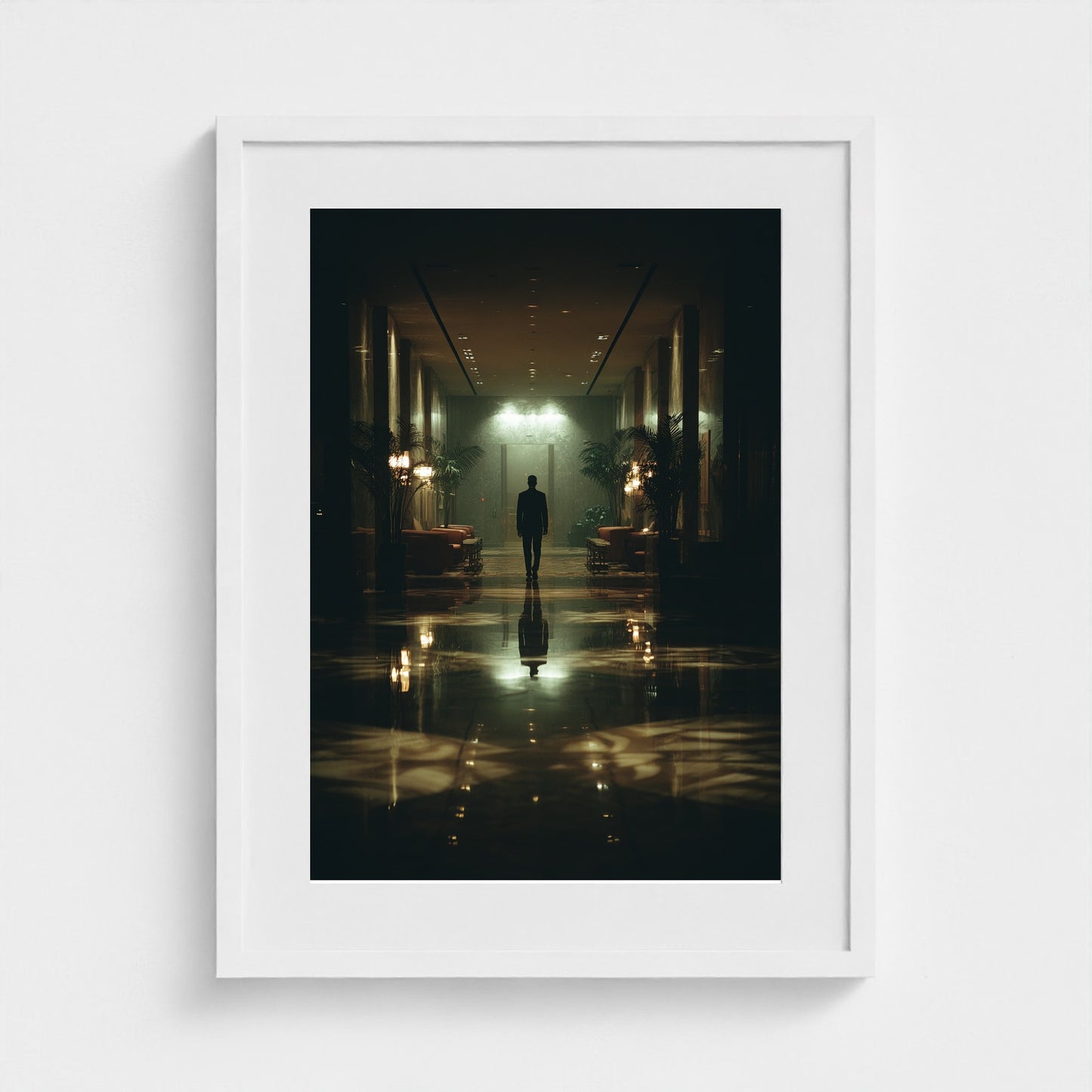 moody-cinematic-editorial-shot-man-walking-throu 18x24-white frame frame