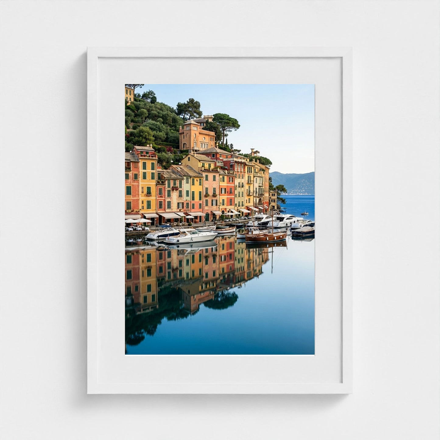 portofino-harbor 18x24-white frame frame