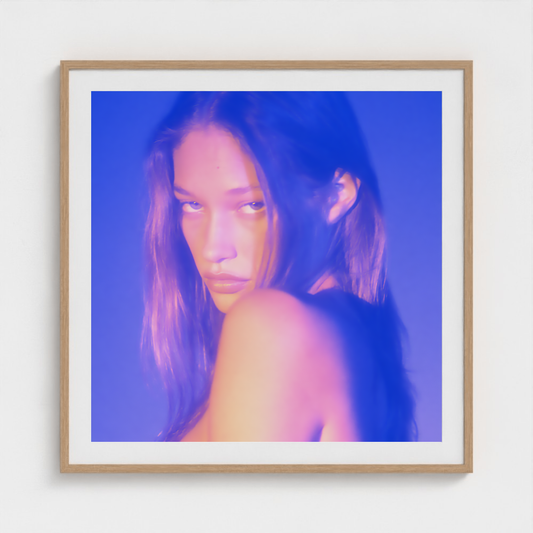 Aurora Gaze fine art photography print in a Natural frame — Chromatic Heat crop-to-fill cover v1 295dd399bc