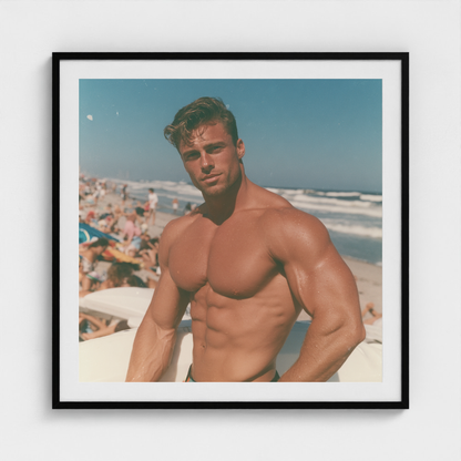 Saltline Study I fine art photography print in a Black frame — Lost Paradise crop-to-fill cover v2 1b55220a4a