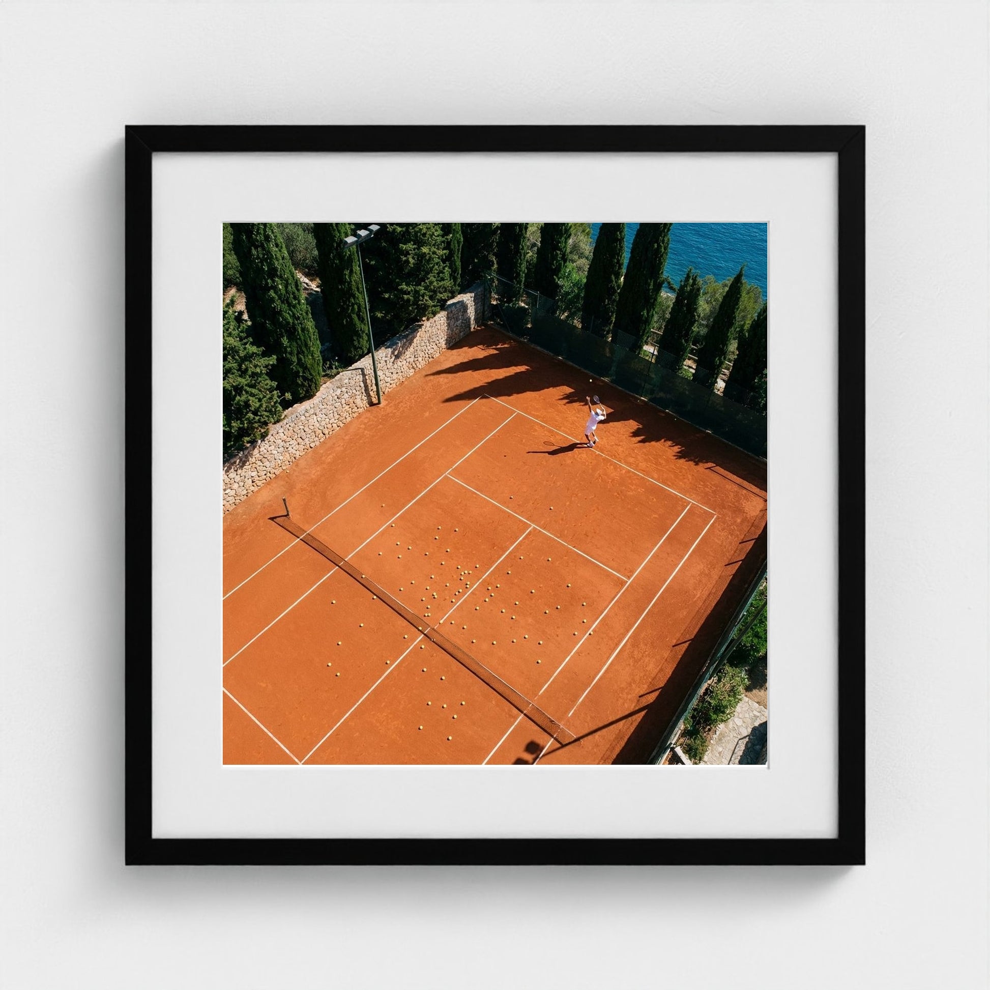 clay-court 20x20-black frame frame