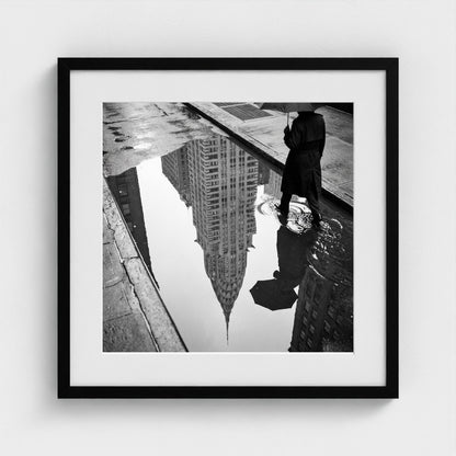 reflection 20x20-black frame frame