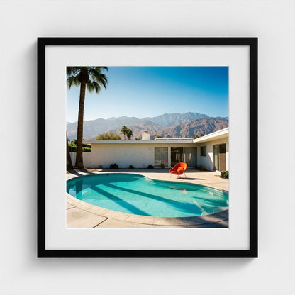 palm-springs-deco 20x20-black frame frame