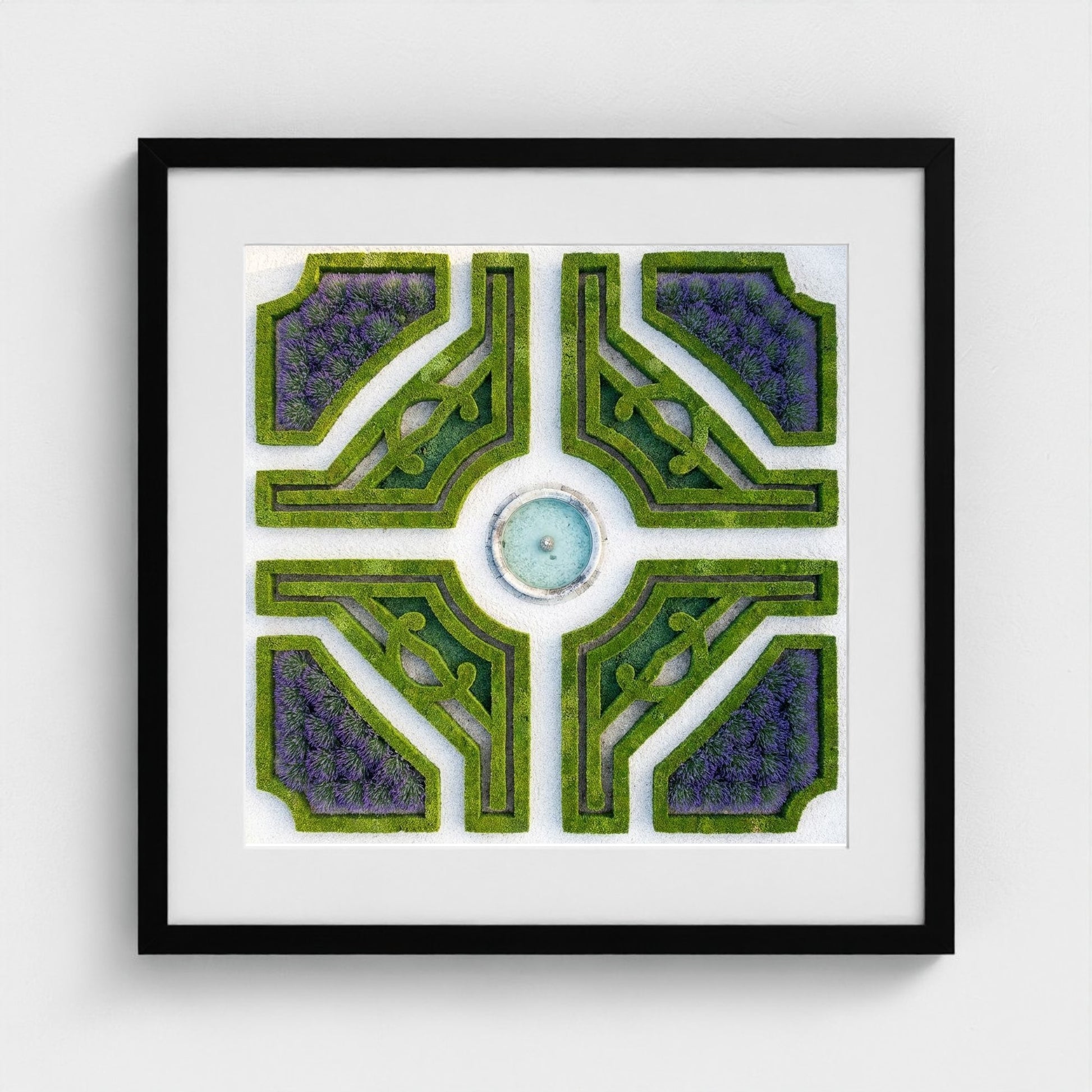 topiary-garden 20x20-black frame frame
