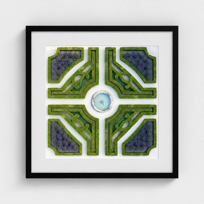 topiary-garden 20x20-black frame frame
