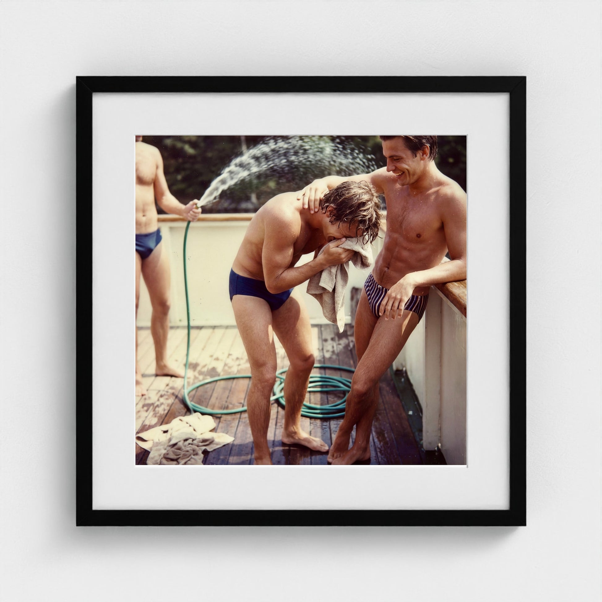 2026 03 12 13 05 03 Hose Play Body Cluster 20x20-black frame — Fire Island Modern