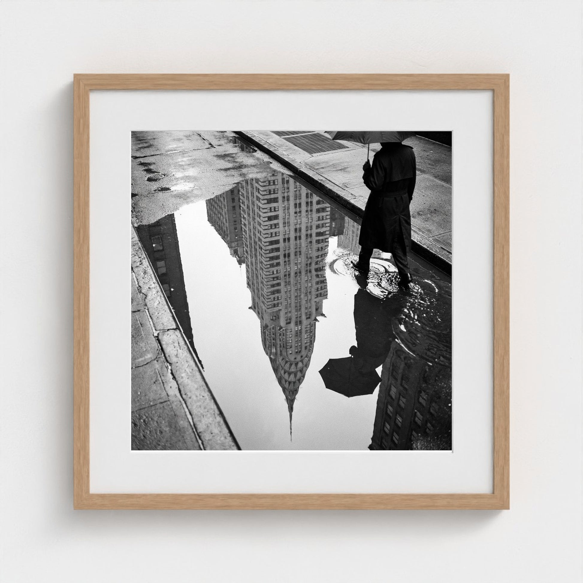 reflection 20x20-natural frame frame