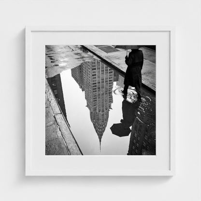 reflection 20x20-white frame frame