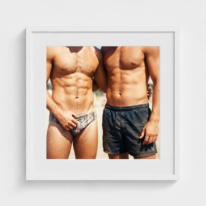 2026 03 12 20 01 00 Two Man Brief Crop 20x20-white frame — Fire Island Modern