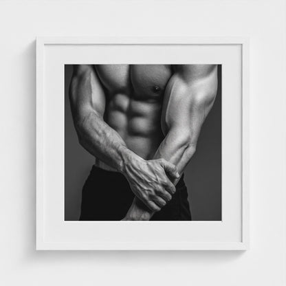 studio-close-up-interlocked-hands-and-forearms-v 20x20-white frame frame