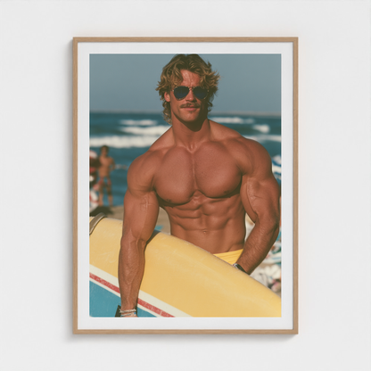 The Yellow Board fine art photography print in a Natural frame — Lost Paradise crop-to-fill cover v2 2698f4e898